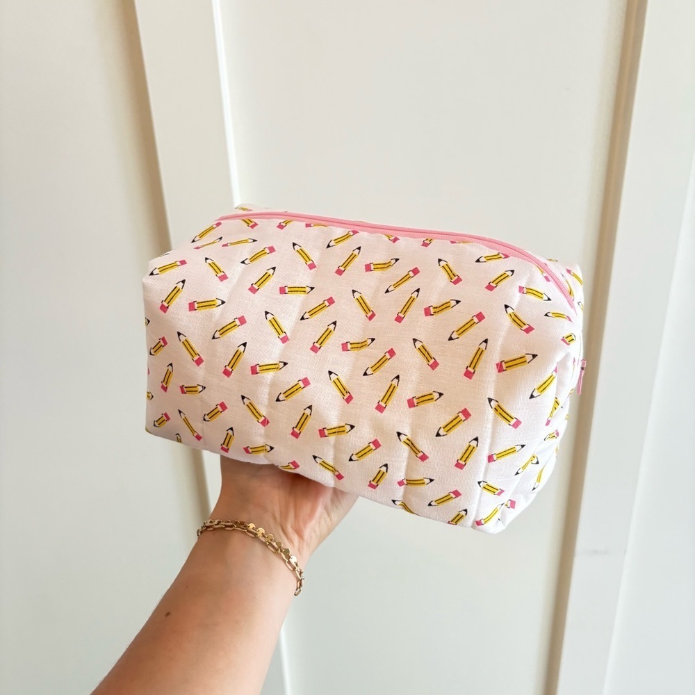 Handmade Pencil Cosmetic Bag Sz OS